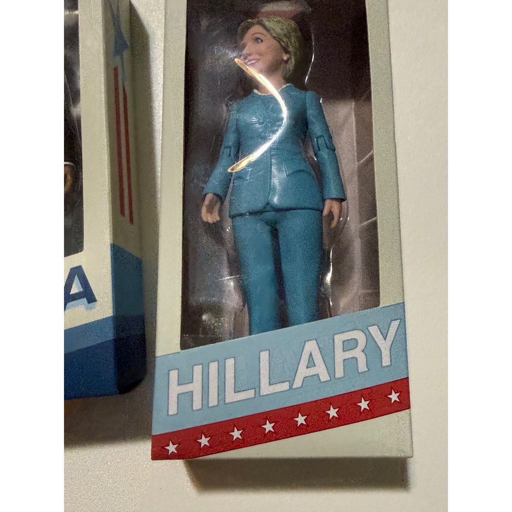 FCTRY Hillary Rodham Clinton Action Figure Blue Pantsuit Mike Leavitt Political